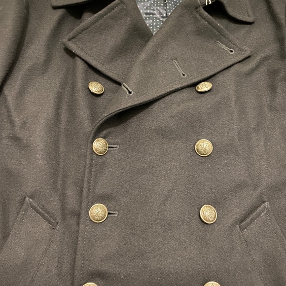 PS Paul Smith Wool-Blend Pea Coat Size M - Picture 3 of 12